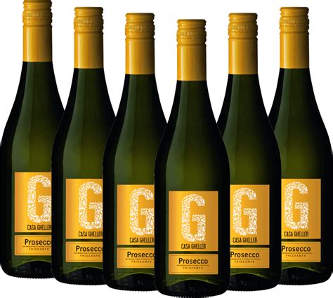 6x Vorteils Weinpaket Prosecco Frizzante Treviso Casa Gheller VINELLO