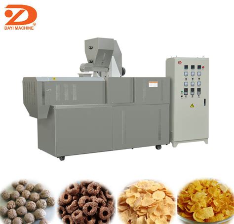 Automatic Industrial Breakfast Cereal Corn Flakes Making Machinery