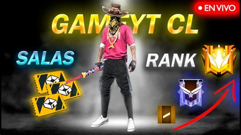 DIRECTO FREE FIRE SALAS PRIVADAS DIAMANTES RANK DUELO ESCUADRA PVP