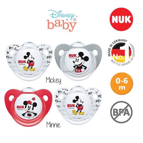 Nuk Disney Silicone Soother Mickey Minnie M Pcs Pack