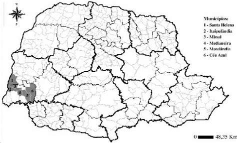 Desenhos de Mapa do Paraná 8 para Colorir e Imprimir ColorirOnline