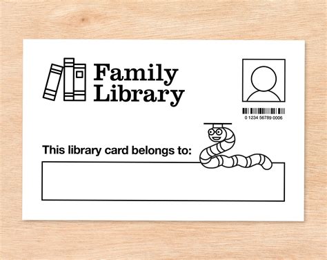 Library Role Play Printable Activity Pretend Library Card And Home