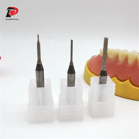 Dental Cad Cam Glass Ceramic Tungsten Carbide Made Aim Cutter Milling Burs