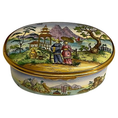 Porcelain Hand Painted Trinket Box Ldppartners