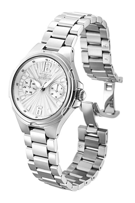 Invicta, Иноксов мултифункционален часовник, Сребрист - eMAG.bg