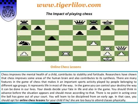 Online chess lessons