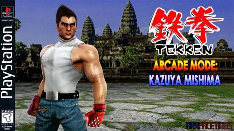 Tekken Ps Version Arcade Mode Kazuya Mishima Playthrough