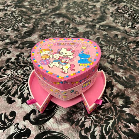 Hello Kitty Music Box Jewelry Box ️ - Depop