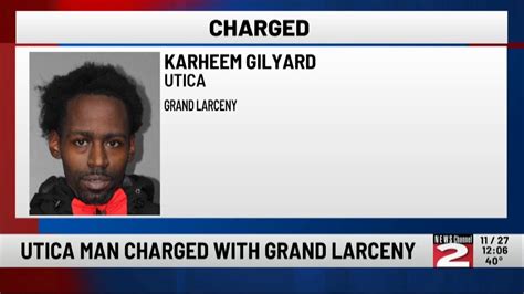 Utica Grand Larceny Arrest Youtube