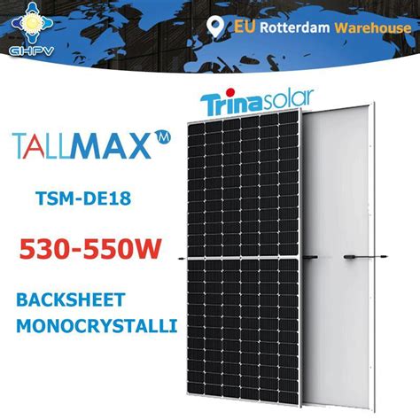 Trina Solar Tallmax Tsm De Paneles Solares W W W W