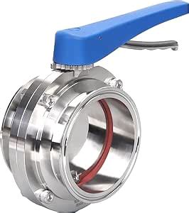 Amazon Dernord Butterfly Valve With Blue Trigger Handle Stainless