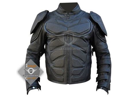 Mens Batman Dark Knight Rises Leather Costume Motorcycle Faux