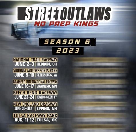 Street Outlaws, No Prep Kings, Season 6 - Event 2 - Collector Car Guide