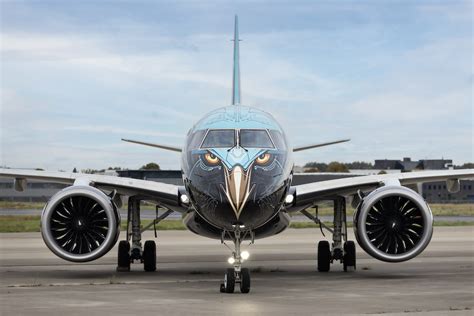 Embraer Unveils New Eagle Themed Profit Hunter E2 Aircraft AeroTime