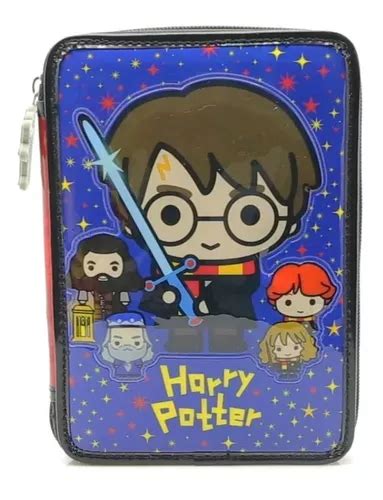 Estojo De Canopla De Pvc Harry Potter De Andar Utiles Cresko