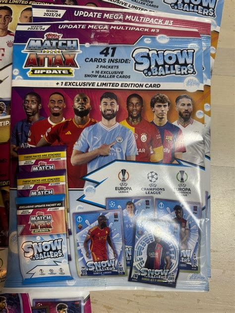 Snow Ballers Match Attax Mega Multipack Hobbies Toys