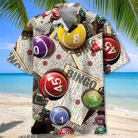 Lucky Bingo Hawaiian Shirt Bingo Gifts For Men Funny Bingo Shirt