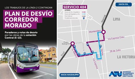 Línea 2 Conoce El Desvío Del Corredor Morado Por Construcción De