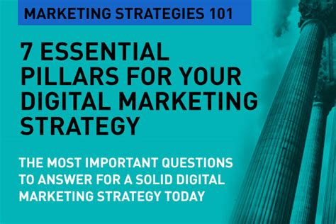 7 Essential Pillars For Your Digital Marketing Strategy Digital