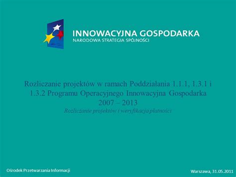 Rozliczanie projektów i weryfikacja płatności ppt pobierz