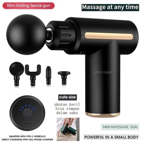 Jual Fascial Gun Massage Alat Pijat Pijit Getar Pundak Punggung Otot