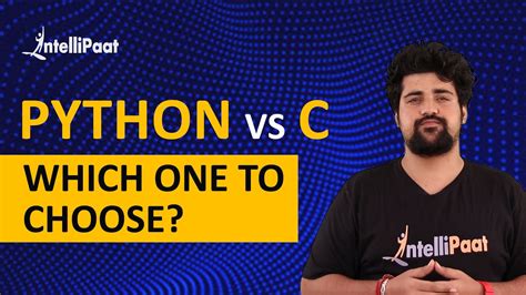 Python Vs C Difference Between Python And C Intellipaat Youtube