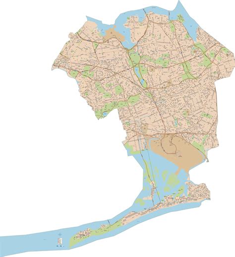 Queens Printable Zip Code Map
