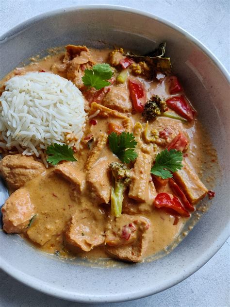 Red Thai Curry With Tofu R Veganrecipes