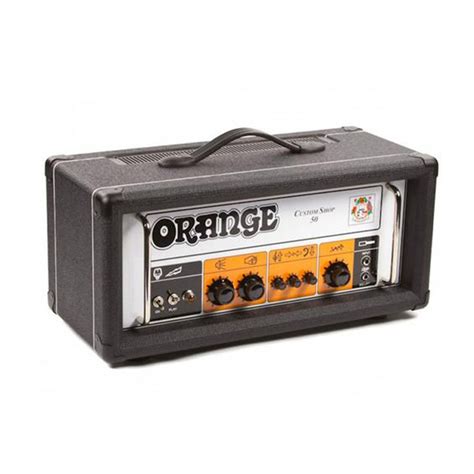 Orange Custom Shop 50 Guitar Amp Head Black At Gear4music