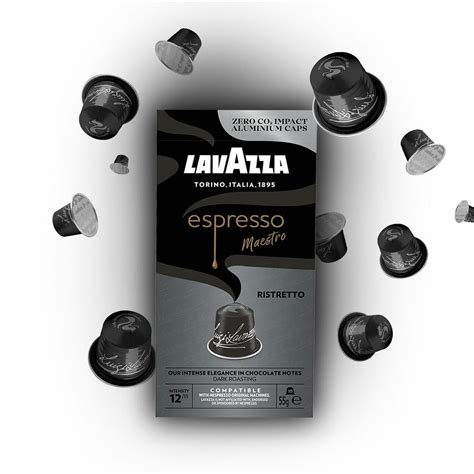 Кофе молотый в капсулах Lavazza Maestro Alu Ristretto 10 капсул по 5 7г