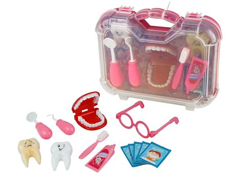 Brinquedo Maleta Dentista Infantil Doutor Menina Did Tico Dengotoys