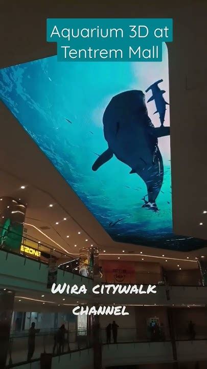 Mall Satu Satunya Ada Aquarium Led Di Tentrem Mall Semarang Youtube