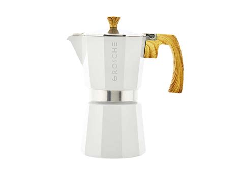 Milano Stovetop Espresso Maker White Cup Stacksocial