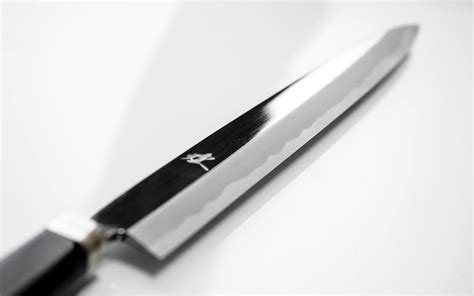 Ichimonji White Steel 1 Montanren Yanagiba Knife Mirror Finish With