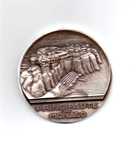 Mónaco Silver medal Principauté de Monaco 1943 par Catawiki