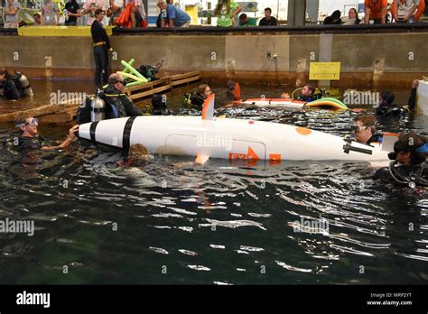 Third Day Of The International Human Powered Submarine Races In The David Taylor Model Basin At