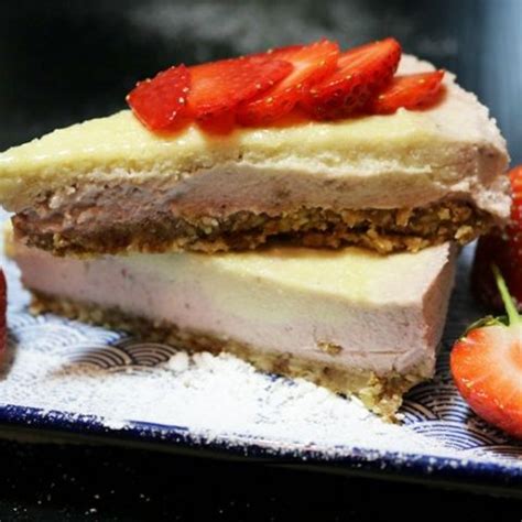 No Bake Paleo Strawberry Cheesecake Vegan Gluten Dairy Free