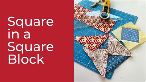 Square In A Square Quilt Block 3 Ways YouTube