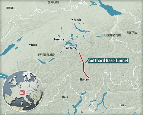 Switzerland Completes Work On Neat Gotthard Base Tunnel The Worlds