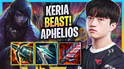 Keria Is A Beast With Aphelios T Keria Plays Aphelios Adc Vs Ezreal