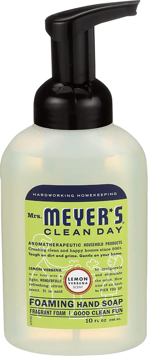 Mrs Meyers Foaming Hand Soap Lemon Verbena 10 Oz Fresh Health Nutritions