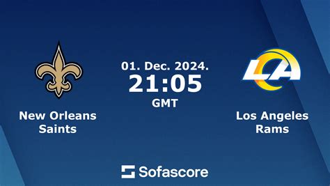 Saints Vs Rams Live Score H2H Sofascore