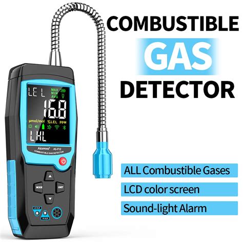 Aicevoos Digital Display Combustible Gas Leak Detector Flammable Gas