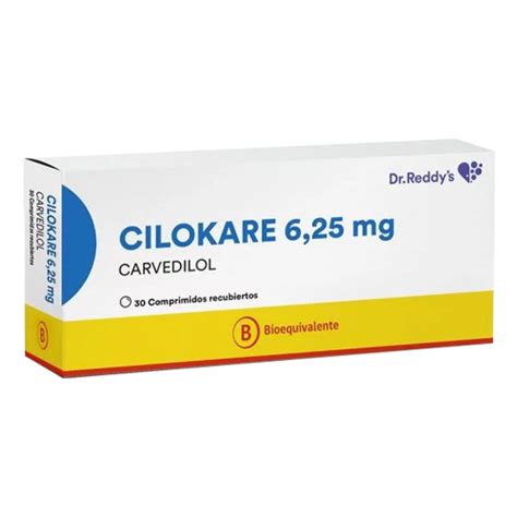 Cilokare 6 25 Mg Carvedilol X 30 Comprimidos EcoFarmacias