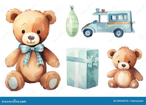 Cute Baby Toys Stock Illustration Illustration Of Drum 290264576