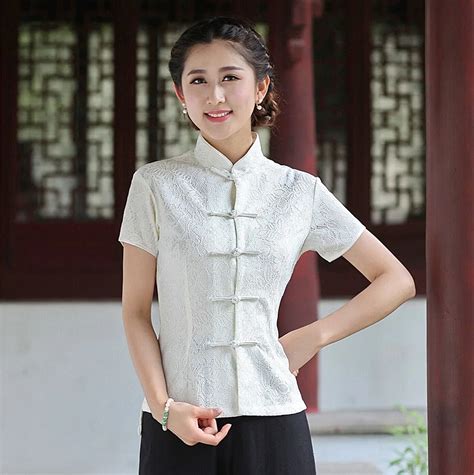 Buy Fashion Summer White Chinese Female Lace Blouse