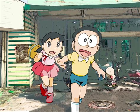 Phim Hoạt Hình Doraemon Nobita Nobi And Shizuka Minamoto Hd Tải Xuống