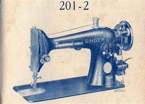 Pdf Singer 201 2 Manual 1952 Sewing Machine Instant Download Etsy