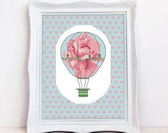 Rainbow Hot Air Balloon Cross Stitch Pattern PDF Etsy