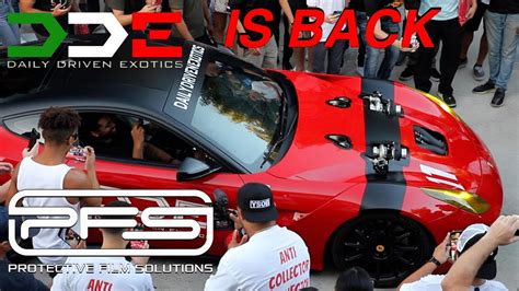 Daily Driven Exotics Is Back Dde Twin Turbo F Reveal Protective